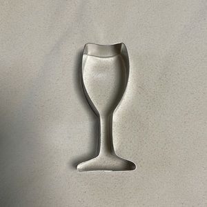 Wine glass cookie cutter NWOT*